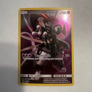 Pokemon Armored Mewtwo SM228 Black Star Promo - Mewtwo Strikes Back